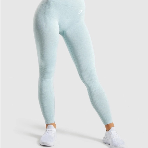 Gymshark Vital Seamless Leggings Light Green Marl